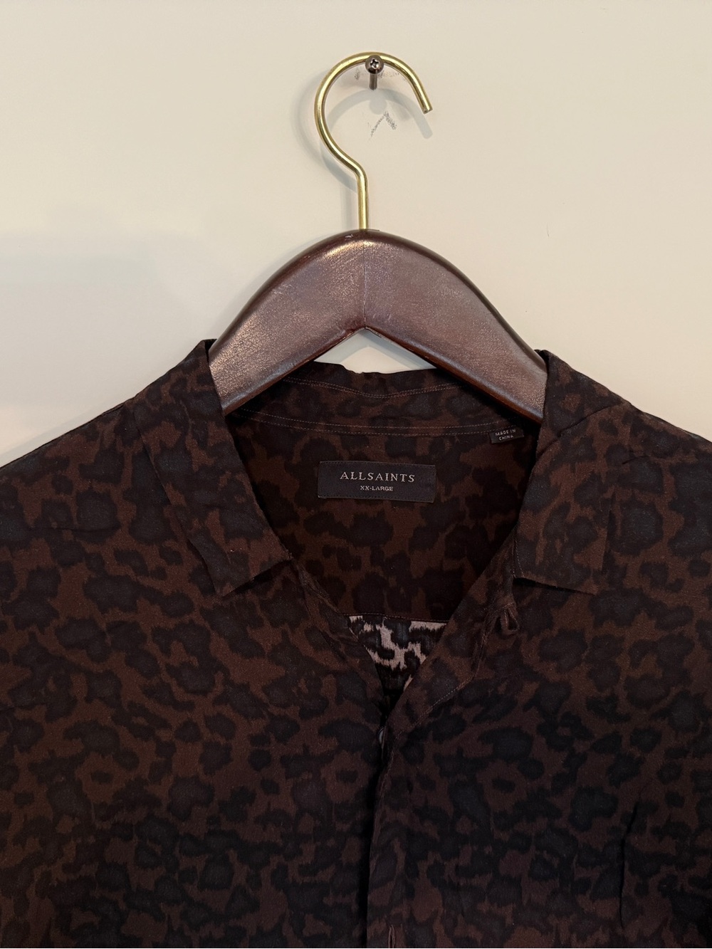 Allsaints Leopardone Print Shirt - Picture 6 of 9